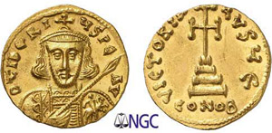 118-Tibère III (698-705) Solidus - ... 