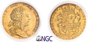 249-Angleterre Georges III (1760-1820) 1/4 ... 