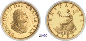 258-Angleterre Georges III (1760-1820) ... 