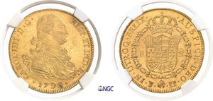 362-Bolivie Charles IV (1788-1808) 8 escudos ... 