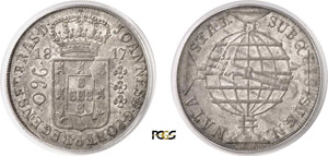 409-Brésil Jean VI (1816-1822) 960 reis « ... 