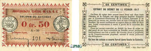 525-Dahomey 0.50 franc - Décret du 11 ... 