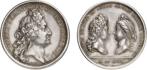 624-France Louis XIV (1643-1715) Médaille ... 