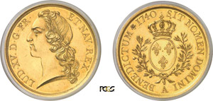 636-France Louis XV (1715-1774) Epreuve en ... 