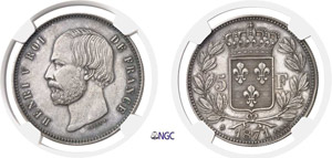 710-France Henri V Essai du 5 francs - 1871. ... 