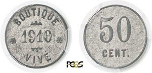 1061-Martinique 50 centimes - 1910 - Usine ... 