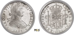 1070-Mexique Ferdinand VII (1808-1833) 8 ... 