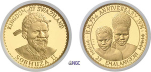 1294-Swaziland Sobhuza II (1968-1982) 25 ... 