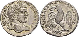 Caracalla (211-217) 
Tétradrachme - Chypre ... 
