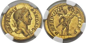 Alexandre Sévère (222-235) 
Aureus - Rome ... 