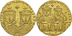 Léon IV et Constantin VI (776-780) 
Solidus ... 