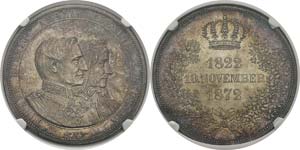 Allemagne - Saxe 
Jean (1854-1873)
Double ... 
