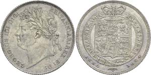 Angleterre
Georges IV (1820-1830)
1 shilling ... 