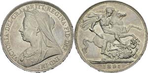 Angleterre 
Victoria (1837-1901)
1 couronne ... 