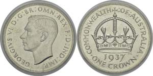 Australie
Georges VI (1936-1952)
1 couronne ... 