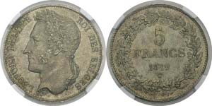 Belgique
Léopold Ier (1831-1865)
5 francs - ... 