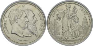 Belgique
Léopold II (1865-1909)
5 francs « ... 