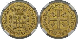 Brésil
Jean V (1706-1750)
4000 reis or - ... 