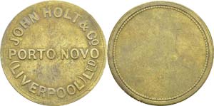 Dahomey - Porto Novo
Monnaie de nécessité ... 