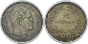  Danemark
Frédéric VII (1848-1863)
1/2 ... 