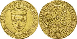 France
Charles VI (1380-1422)
Ecu d’or à ... 