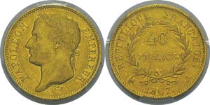  France
Napoléon Ier (1804-1814) 
40 francs ... 