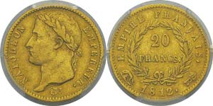  France
Napoléon Ier (1804-1814)
20 francs ... 