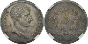  France
Napoléon Ier (1804-1814)
5 francs ... 