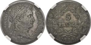  France
Napoléon Ier (1804-1814)
5 francs - ... 