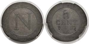  France
Napoléon Ier (1804-1814)
5 centimes ... 