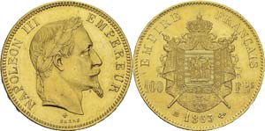  France
Napoléon III (1852-1870)
100 francs ... 