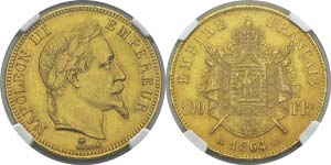 France
Napoléon III (1852-1870) 
100 francs ... 
