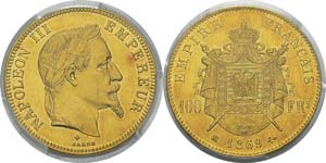 France
Napoléon III (1852-1870)
100 francs ... 