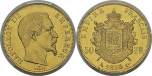 France
Napoléon III (1852-1870) 
50 francs ... 