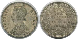 Inde
Victoria (1837-1901)
1 roupie - 1862 ... 