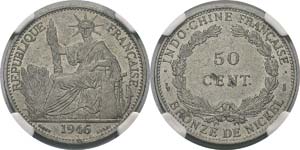 Indochine
Essai du 50 cent. - 1946 Paris. ... 