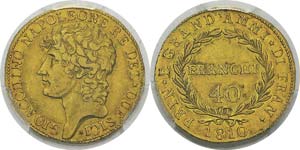 Italie - Naples
Joachim Murat (1808-1815)
40 ... 