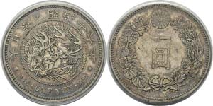 Japon
Mutsuhito (1867-1912)
1 yen - An 24 ... 