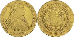 Mexique
Ferdinand VII (1808-1833)
8 escudos ... 