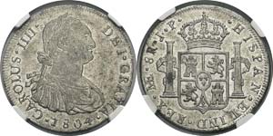 Pérou
Charles IIII (1788-1808)
8 réales - ... 
