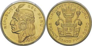 Pérou
République (1821 à nos jours)
50 ... 