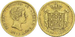 Portugal
Pierre V (1853-1861)
1000 reis or - ... 