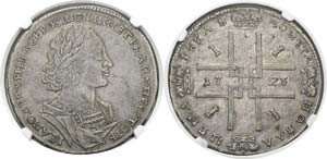 Russie
Pierre le Grand (1689-1725)
1 rouble ... 