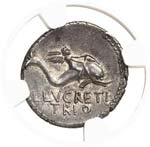 L.  Lucretius Trio Denier - Rome (c. 76 av. ... 