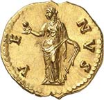 Faustine II Aureus - Rome (138-161)  D’une ... 
