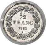 Belgique Léopold Ier (1831-1865)  1/2 franc ... 