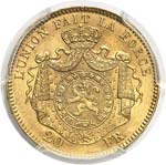 Belgique Léopold II (1865-1909)  20 francs ... 
