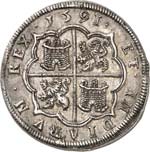 Espagne Philippe II (1556-1598)  8 réales - ... 