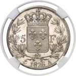 France Charles X (1824-1830)  5 francs Ier ... 