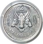 Madagascar Pré-série du 2 francs aluminium ... 